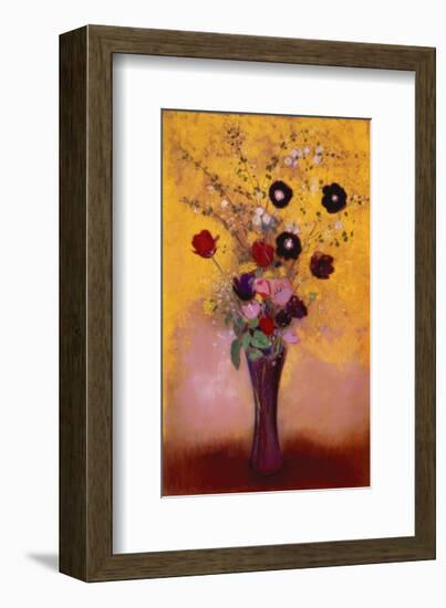 Vase of Flowers, 1916-Odilon Redon-Framed Art Print