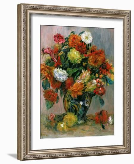 Vase of Flowers, C.1884-Pierre-Auguste Renoir-Framed Giclee Print