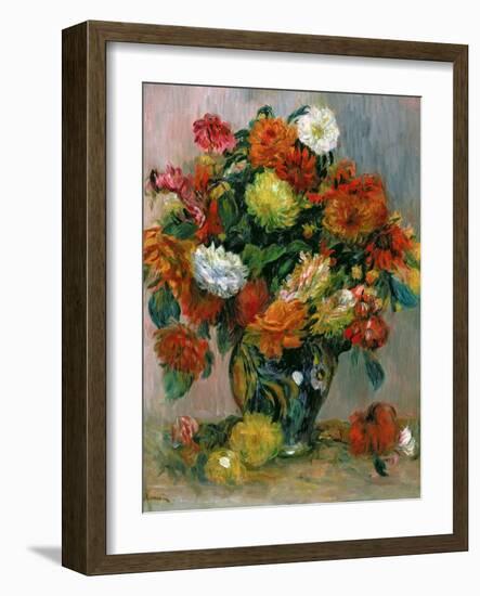 Vase of Flowers, C.1884-Pierre-Auguste Renoir-Framed Giclee Print