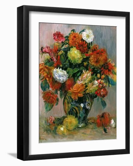 Vase of Flowers, C.1884-Pierre-Auguste Renoir-Framed Giclee Print