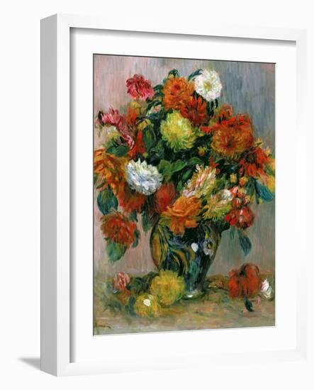 Vase of Flowers, C.1884-Pierre-Auguste Renoir-Framed Giclee Print