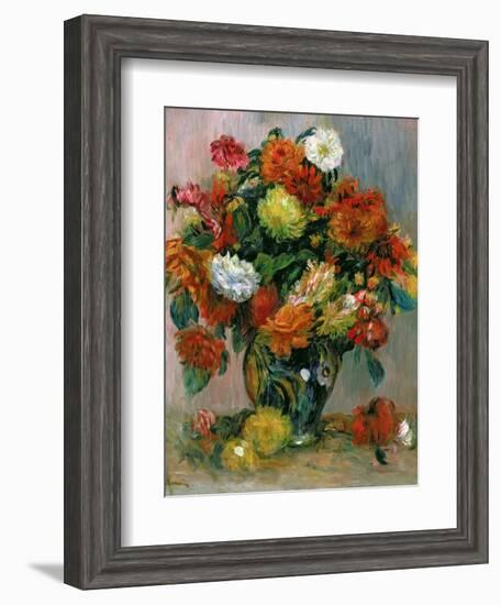 Vase of Flowers, C.1884-Pierre-Auguste Renoir-Framed Giclee Print