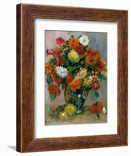 Vase of Flowers, C.1884-Pierre-Auguste Renoir-Framed Giclee Print