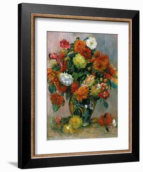 Vase of Flowers, C.1884-Pierre-Auguste Renoir-Framed Giclee Print