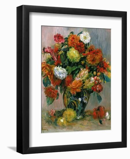 Vase of Flowers, C.1884-Pierre-Auguste Renoir-Framed Giclee Print
