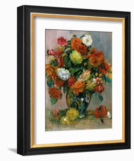 Vase of Flowers, C.1884-Pierre-Auguste Renoir-Framed Giclee Print