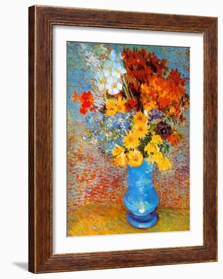 Vase of Flowers, c.1887-Vincent van Gogh-Framed Art Print