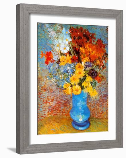 Vase of Flowers, c.1887-Vincent van Gogh-Framed Art Print