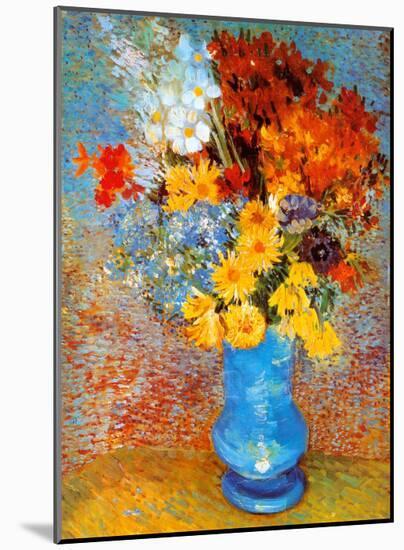 Vase of Flowers, c.1887-Vincent van Gogh-Mounted Art Print