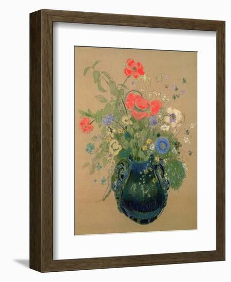 Vase of Flowers, c.1905-08-Odilon Redon-Framed Giclee Print