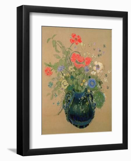 Vase of Flowers, c.1905-08-Odilon Redon-Framed Giclee Print