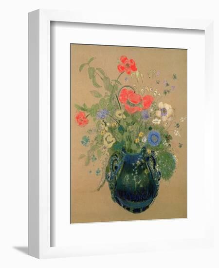 Vase of Flowers, c.1905-08-Odilon Redon-Framed Giclee Print