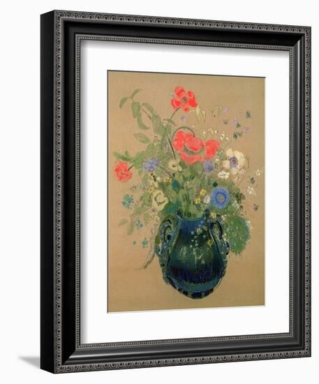 Vase of Flowers, c.1905-08-Odilon Redon-Framed Giclee Print