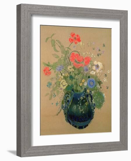 Vase of Flowers, c.1905-08-Odilon Redon-Framed Giclee Print