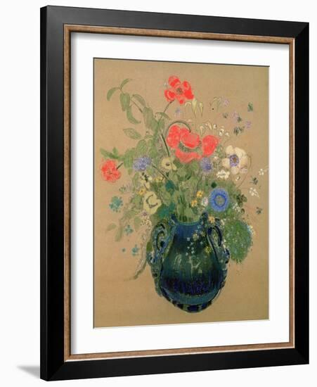 Vase of Flowers, c.1905-08-Odilon Redon-Framed Giclee Print