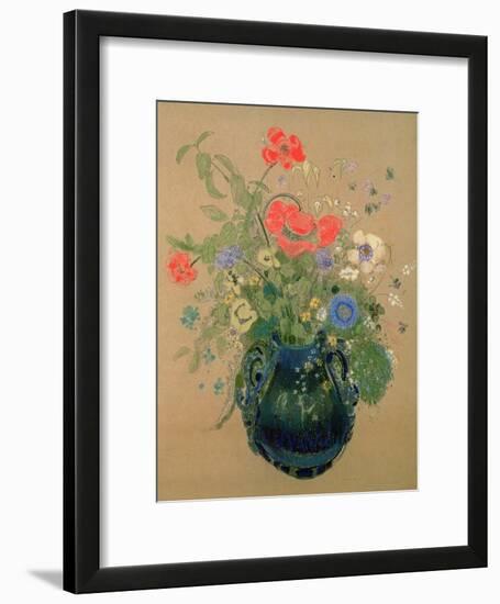 Vase of Flowers, c.1905-08-Odilon Redon-Framed Giclee Print