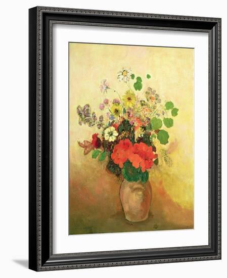 Vase of Flowers, C.1908-10-Odilon Redon-Framed Giclee Print