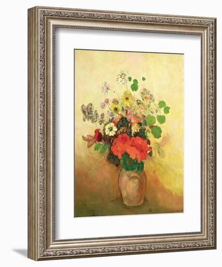 Vase of Flowers, C.1908-10-Odilon Redon-Framed Giclee Print