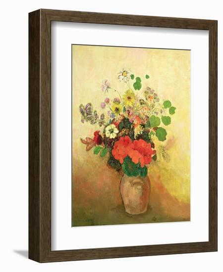 Vase of Flowers, C.1908-10-Odilon Redon-Framed Giclee Print