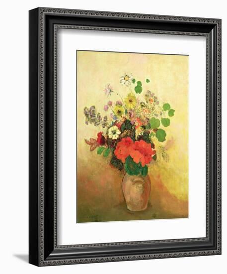 Vase of Flowers, C.1908-10-Odilon Redon-Framed Giclee Print