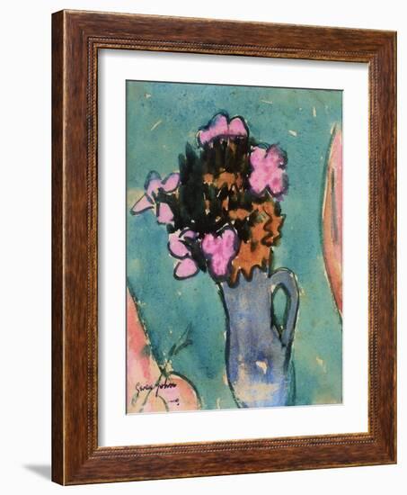 Vase of Flowers, C.1927-Gwen John-Framed Giclee Print