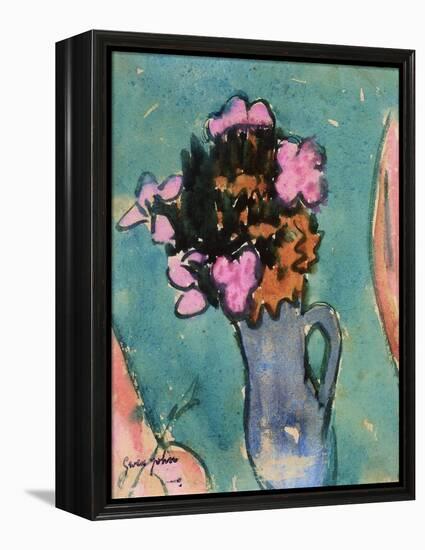Vase of Flowers, C.1927-Gwen John-Framed Premier Image Canvas
