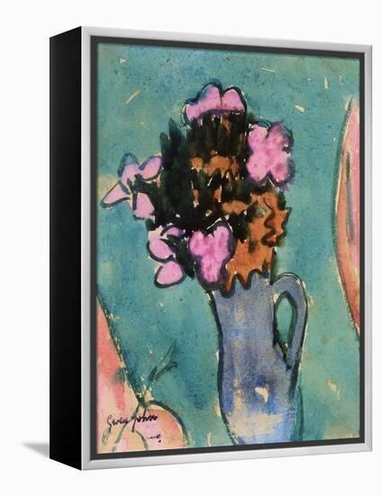 Vase of Flowers, C.1927-Gwen John-Framed Premier Image Canvas