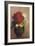 Vase of Flowers, Red Poppy-Odilon Redon-Framed Giclee Print