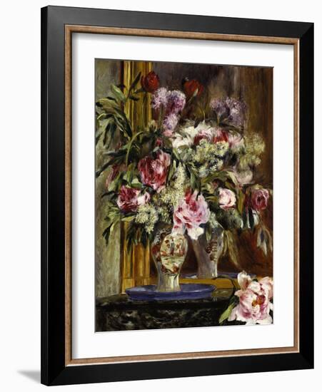 Vase of Flowers, Vase de Fleurs, 1871-Pierre-Auguste Renoir-Framed Giclee Print