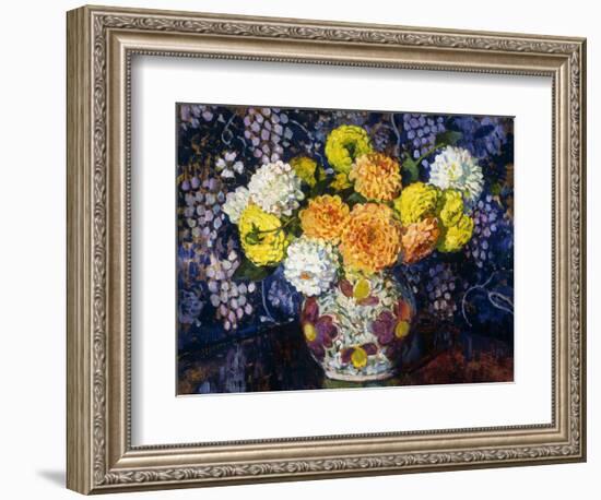 Vase of Flowers; Vase de Fleurs, 1907-Théo van Rysselberghe-Framed Giclee Print