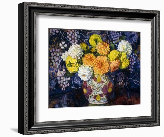 Vase of Flowers; Vase de Fleurs, 1907-Théo van Rysselberghe-Framed Giclee Print