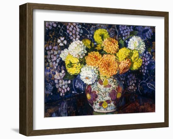Vase of Flowers; Vase de Fleurs, 1907-Théo van Rysselberghe-Framed Giclee Print