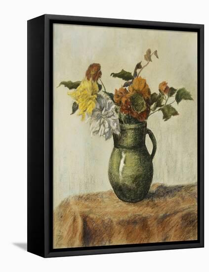 Vase of Flowers; Vase de Fleurs, c.1900-Paul Ranson-Framed Premier Image Canvas