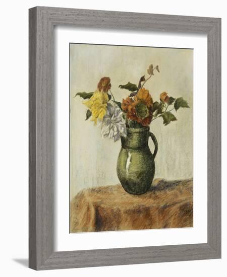 Vase of Flowers; Vase de Fleurs, c.1900-Paul Ranson-Framed Giclee Print