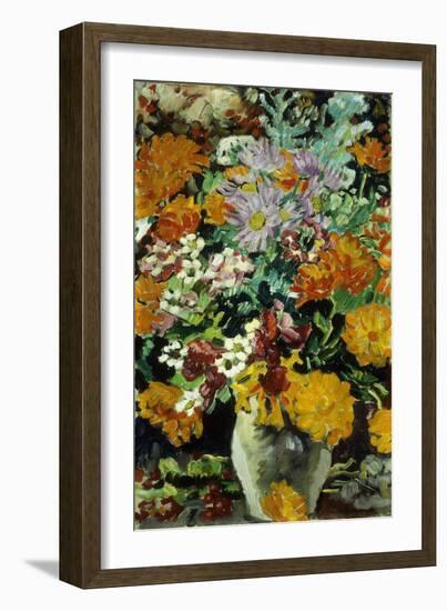 Vase of Flowers; Vase De Fleurs, C.1930 (Oil on Canvas)-Louis Valtat-Framed Giclee Print