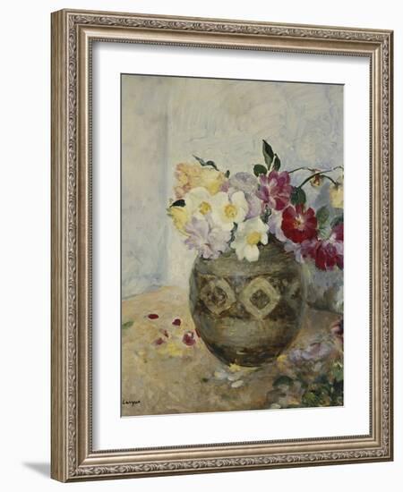 Vase of Flowers; Vase De Fleurs-Henri Lebasque-Framed Giclee Print