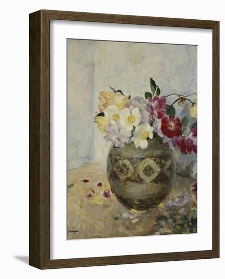 Vase of Flowers; Vase De Fleurs-Henri Lebasque-Framed Giclee Print