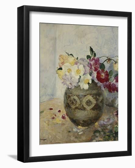 Vase of Flowers; Vase De Fleurs-Henri Lebasque-Framed Giclee Print