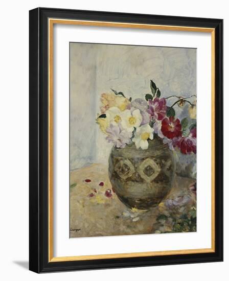 Vase of Flowers; Vase De Fleurs-Henri Lebasque-Framed Giclee Print