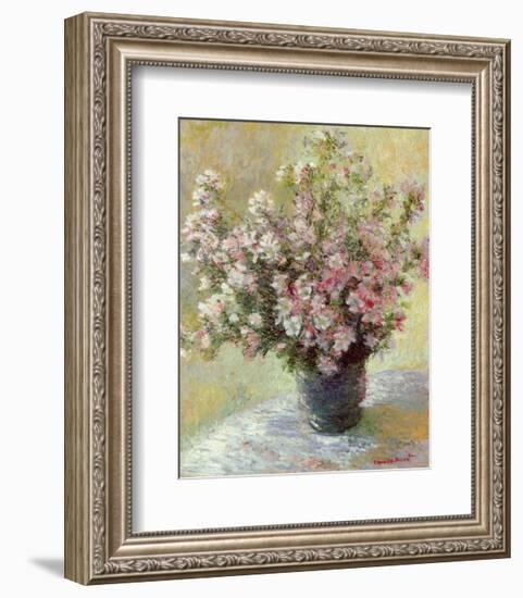 Vase of Flowers-Claude Monet-Framed Art Print