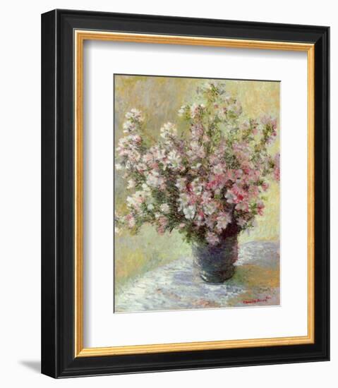 Vase of Flowers-Claude Monet-Framed Art Print