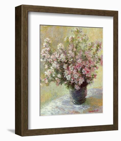 Vase of Flowers-Claude Monet-Framed Art Print