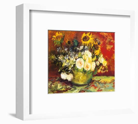 Vase of Flowers-Vincent van Gogh-Framed Art Print