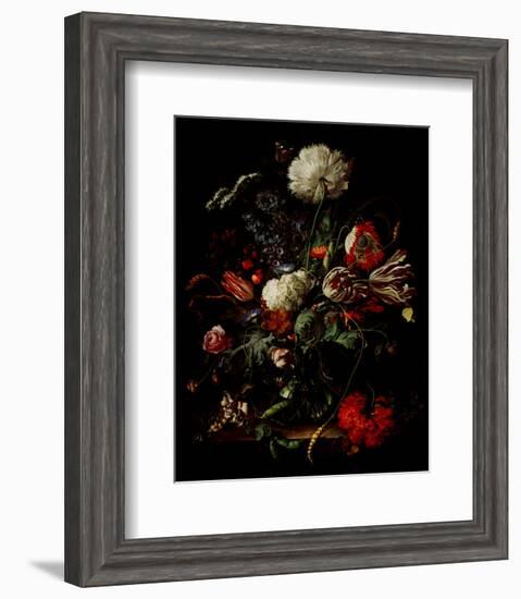 Vase of Flowers-Jan Davidsz^ de Heem-Framed Art Print