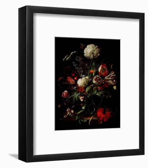 Vase of Flowers-Jan Davidsz^ de Heem-Framed Art Print