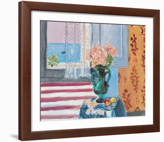 Vase Of Flowers-Henri Matisse-Framed Art Print