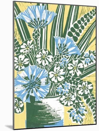 Vase of Flowers-Zoe Badger-Mounted Giclee Print