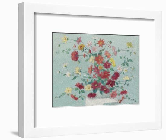Vase of Flowers-Achille Lauge-Framed Premium Giclee Print