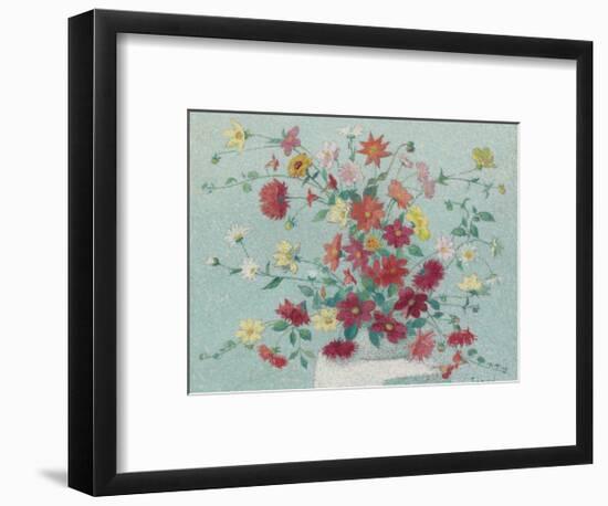 Vase of Flowers-Achille Lauge-Framed Premium Giclee Print