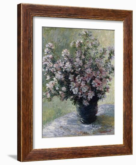 Vase of Flowers-Claude Monet-Framed Giclee Print
